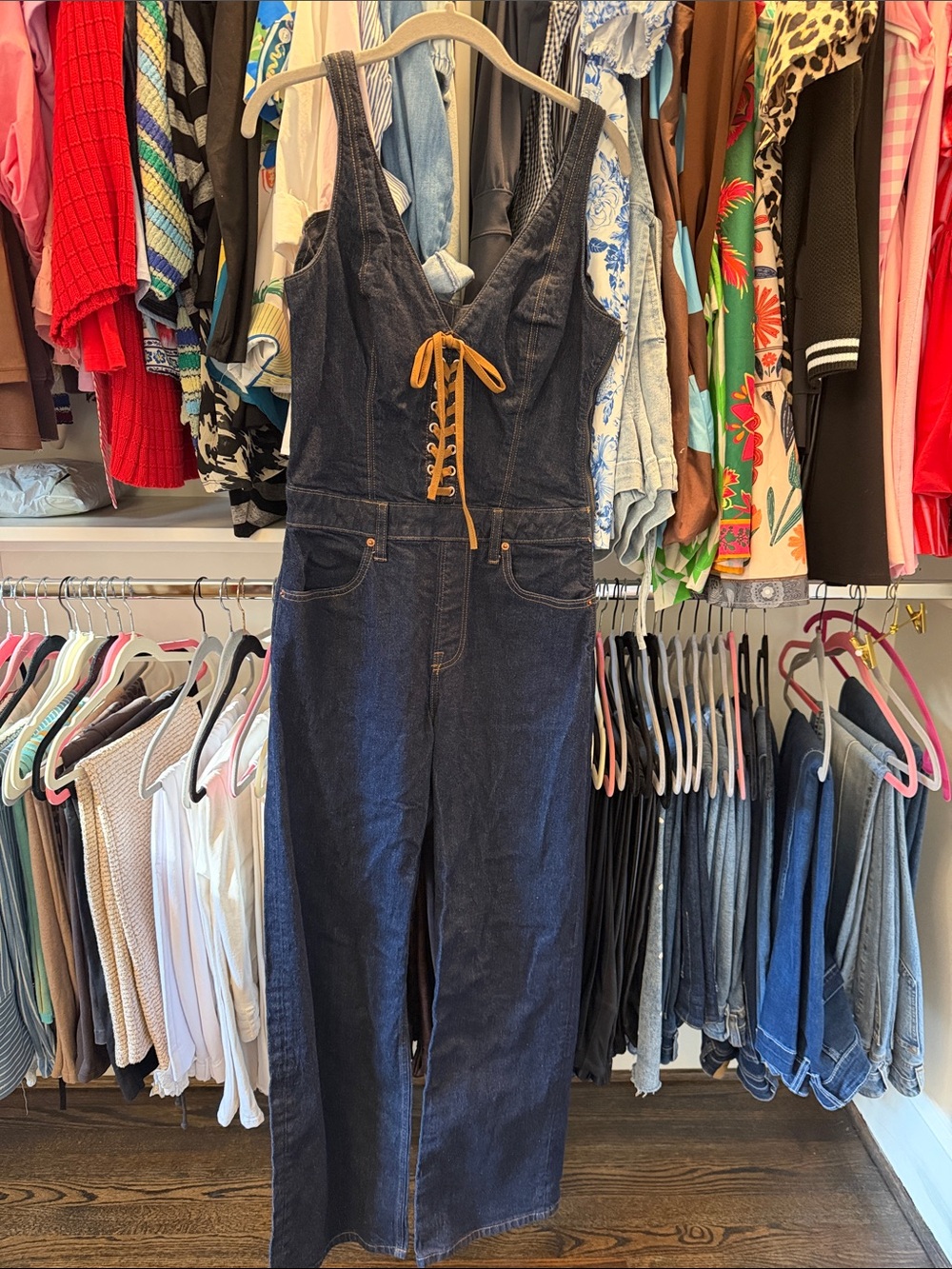 Abercrombie Denim Jumpsuit Size Small